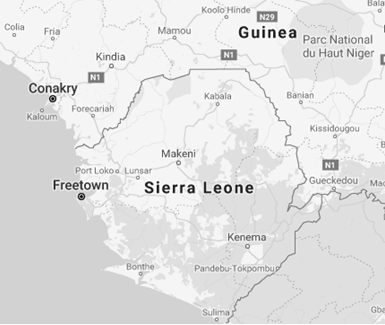 Sierra Leone, Freetown, Kenema, Makeni, Temne, Mende (affaires, commerce international)
