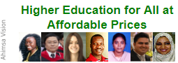 Higher Education for all the Africans at affordable prices 