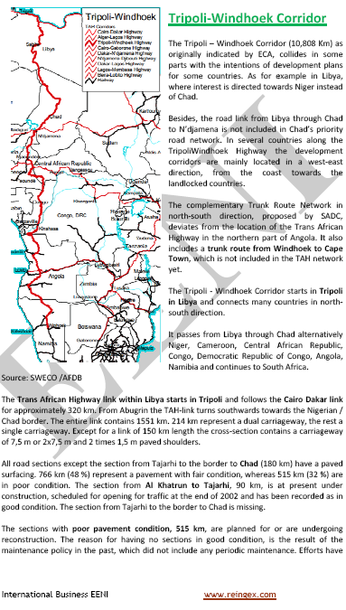 Tripoli-Windhoek Corridor: Angola, Chad, Cameroon, the Central African Republic, Congo, the DR Congo, Namibia, and Libya (Road Transport Course Master)