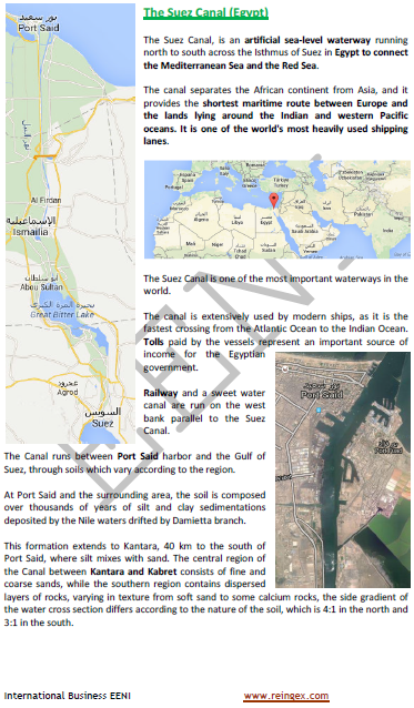 Canal de Suez (Cours EAD)