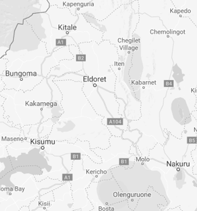 Affaires région de la Vallée du Rift du Kenya