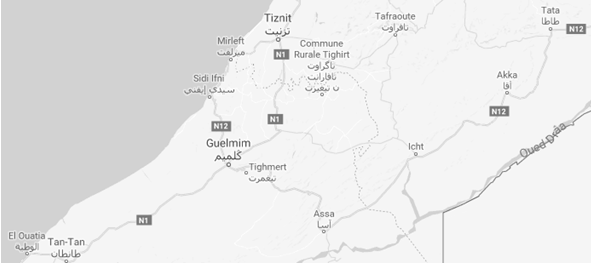 Affaires région marocaine : Guelmim, Oued Noun