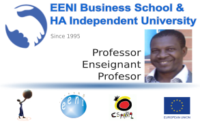 Ousséni SO, Burkina Faso (Professor, EENI Business School)