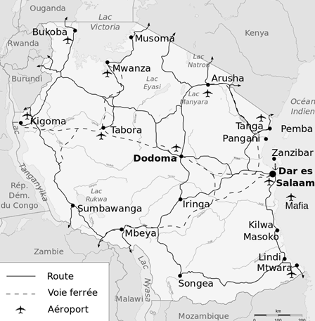 transport routier en Tanzanie (Source : OECD)