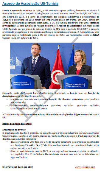 Acordo de Associação União Europeia-Tunísia